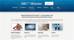 Desktop Screenshot of abcmiracles.com